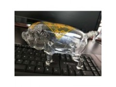 生肖猪猪高硼硅玻璃工艺空酒瓶图3