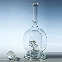 创意玻璃工艺酒瓶源头工厂定制各种玻璃酒瓶